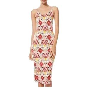 NWT Alice + Olivia Delora Vintage Market  Floral Print Fitted Dress Size…